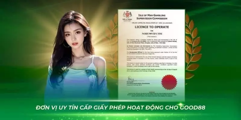 Chứng chỉ kinh doanh của Good88